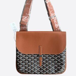 Goyard Black & Brown Coursier Messenger Bag